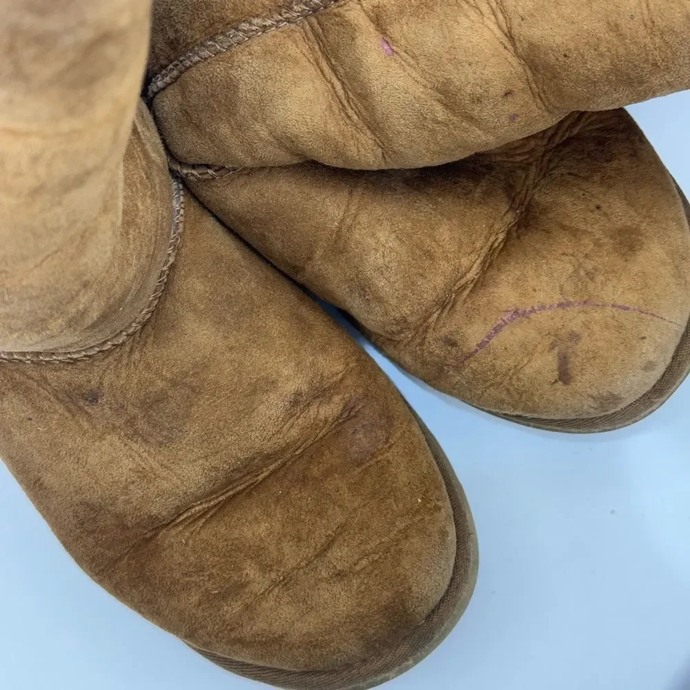 Used‎ size 6 Chestnut Tall Uggs
